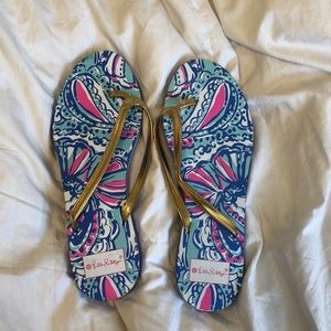 Lilly Pulitzer Flip Flops